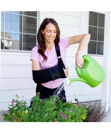 Buy Lightweight Arm Sling - Breathable & Adjustable Medical Sling for Torn Rotator Cuff & Fractured Forearm - One Size Fits Most - International Shipping Available - Buy Online on GoSupps.com