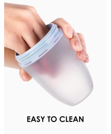 HOFISH Silicone Baby Bottle - Anti-Colic, Natural Feel, Easy to Clean - Blue 5 Ounce (0-6m) - 1 Count - Buy Online on GoSupps.com