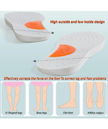 Shop O/X Leg Orthopedic Insoles - Supination & Flat Feet Arch Support | Size 38 for Foot Alignment & Knee Pain Relief - Buy Online on GoSupps.com