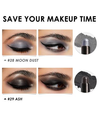 2 PCs Cream Eyeshadow Stick Set - Long-Lasting Waterproof Matt & Shimmering Makeup for Bright Eyes - Smoky Night (0405) - International Shipping - Buy Online on GoSupps.com