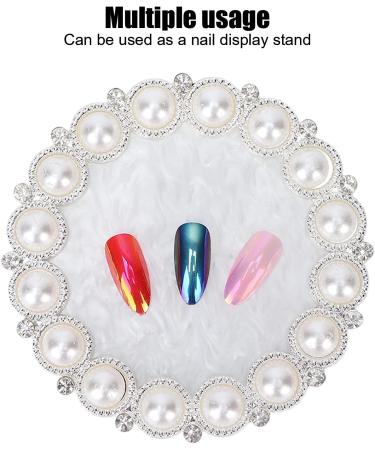  Tyenaza Nail Art Palette 3.3inch Resin Nail Art Painting Gel Palette Nail Gel Color Makeup Display Nail Art Display Cosmetic Mix(Splinter) - Buy Online on GoSupps.com