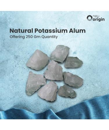 Buy NeuOrigin Premium White Alum Phitkari Stone - Natural Potassium Alum Crystal Rock 250 Gm - International Shipping Available - Buy Online on GoSupps.com