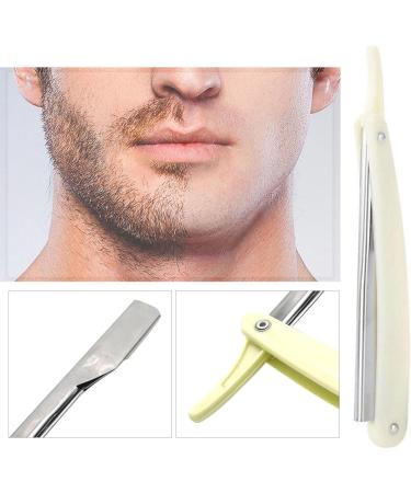 Yiida Professional Razor Blade Set - Stainless Steel Manual Beard Shaver | Ficklap Fold-In Blades | Salon Barber Quality - Buy Online on GoSupps.com