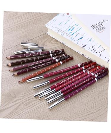 LALAFINA Lipliner Pencil Set 12 Colors Random Lipliner Pencils Makeup Set For Women Comfortable Application - Buy Online on GoSupps.com