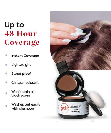 Got? Roots Sandy Blonde Root Touch Up Hair Color & Brow Filler - Temporary Gray Hair Cover Up Powder - 0.14 OZ - Buy Online on GoSupps.com