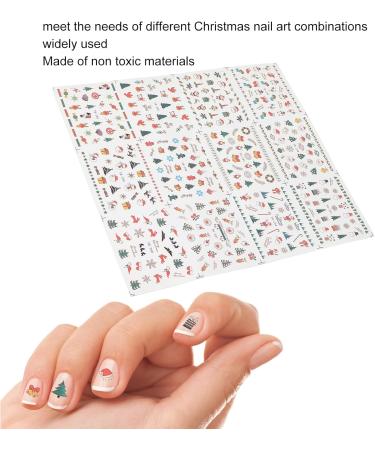 Shanrya Christmas Nail Art Decals Widely Used Nail Art Christmas Sticker for Christmas - Buy Online on GoSupps.com