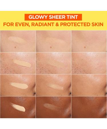 Garnier Vitamin C Daily UV Brightening Fluid Sheer Glow SPF50+ 50ml | Evens Skin Tone, Corrects Sun Damage | Cruelty-Free Vegan | All Skin Types - Buy Online on GoSupps.com