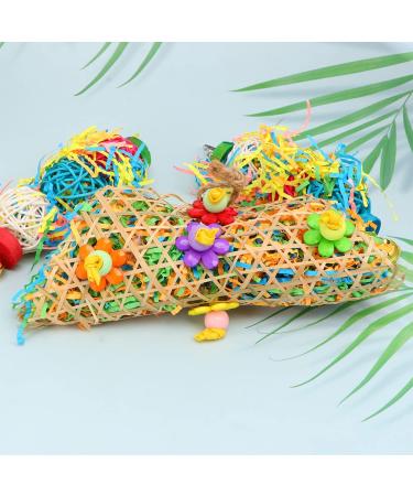 Mipcase 9 Pcs Wooden Toys Small Bird Toys Wood Tools Bird Cage Accessories Bird Tool Birdcage Bite Toy Set Medium As Shown - Buy Online on GoSupps.com