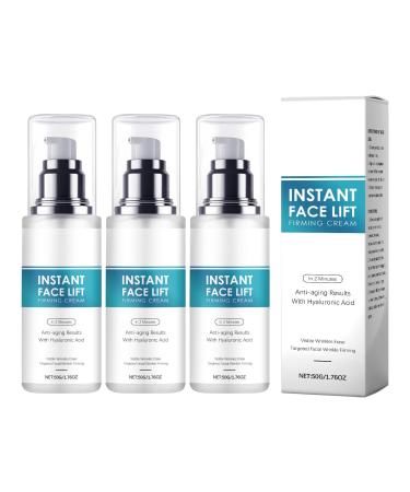 Cr me raffermissante instantan e pour le visage S rum raffermissant pour la peau des femmes cr me anti- ge et anti-rides au collag ne et l'acide hyaluronique (3)