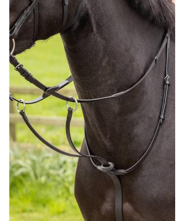LeMieux Arika Running Martingale - Black/Silver Black/Silver Full - Buy Online on GoSupps.com