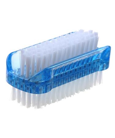 Amathing's hand washing brush double -sided for thorough universal cleaning (blue) - nail brush hand brush (1 piece) - cleaning brushes ideal for surfaces and hands 1 piece of blue