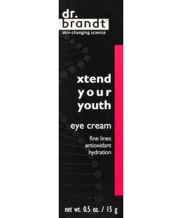 Dr. Brandt Skincare Xtend Your Youth Eye Cream 0.5 Fl Oz - Anti-Aging Formula for Youthful Eyes - Buy Online on GoSupps.com