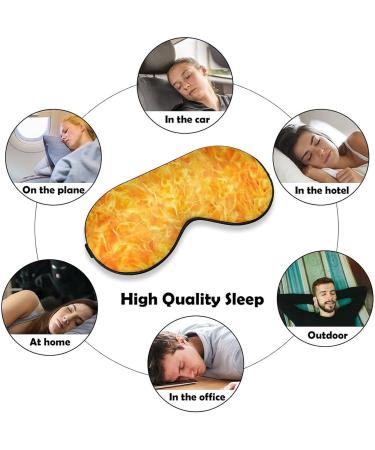 Flame Texture Sleep Mask for Women - Adjustable Eye Shades with Elastic Strap | Comfortable & Stylish Sleep Solution - Buy Online on GoSupps.com