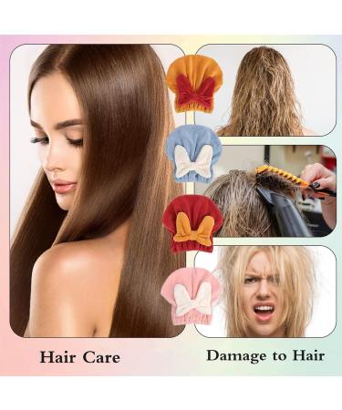 Super Absorbent Microfiber Hair Towel Wrap - Fast Drying Anti-Frizz Shower Cap for Women & Girls - Buy Online on GoSupps.com