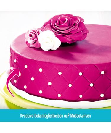 Decocino Edible Pearls - White Sugar Sprinkles (50g) for Cake & Cupcake Decorating - Matt & Shiny Litter Decor - Buy Online on GoSupps.com