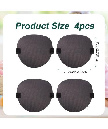 4pcs Adjustable 3D Eye Patches for Adults | Soft Lazy Eye Patches for Weak Vision & Strabismus Recovery (Gray) - International Shipping Available - Buy Online on GoSupps.com