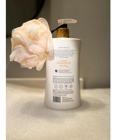 Raw Sugar Body Wash Pump Raw Coconut + Mango 40 fl oz | Nourishing & Exfoliating + Includes Coordinated Loofah - Buy Online on GoSupps.com