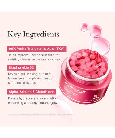 medicube TXA Glow & Care Duo: TXA+Niacinamide 15% Glow Facial Serum and Tranexamic+Niacinamide Capsule Cream - Buy Online on GoSupps.com