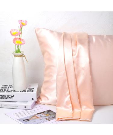 Silk Cap, Pillowcase, Bonnet, Wrap, Scrunchies, Hair Ties Set - Rose Gold Pink | For Women & Girls - Buy Online on GoSupps.com