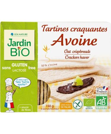 Jardin Bio Crunchy Toasts Oats Gluten Free 150g - Buy Online on GoSupps.com