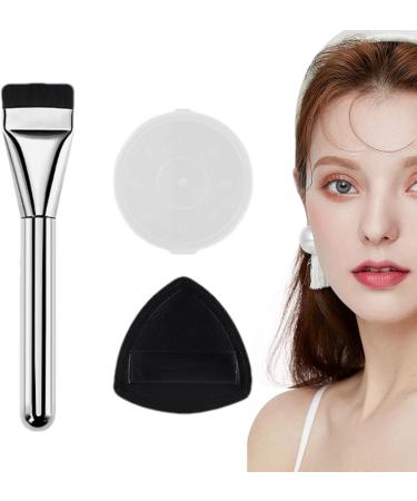 demaxiyad Beauty Brush For Liquid Foundation - Ultra Thin Flat Head Strong Fluidity Foundation Brush - Makeup Sponges Puff Included Complete Foundation Brush Set for Women Girls - Buy Online on GoSupps.com