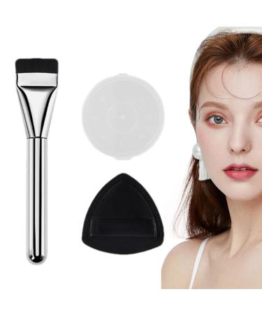 Bexdug Beauty Brush For Liquid Foundation Ultra Thin Flat Head Strong Fluidity Thin Brushes | Makeup Sponges Puff Included Complete Foundation Brush Set for Women Girls