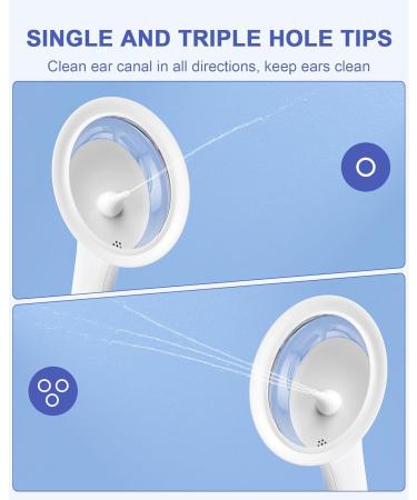 Buy Electric Ear Wax Cleaner - Safe & Effective Ear Flushing Kit | FSA HSA Eligible - 4 Pressure Levels for Adults - Buy Online on GoSupps.com