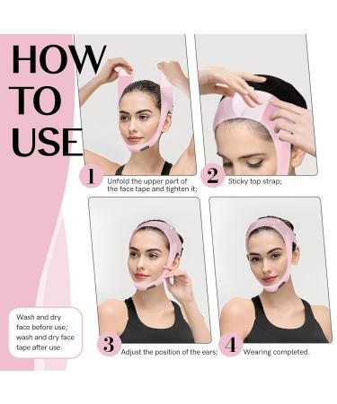 V Line Face Lift Tape | Reusable Silicone Chin Strap for Men & Women | Perfect Lifting Solution 23-27in - Buy Online on GoSupps.com