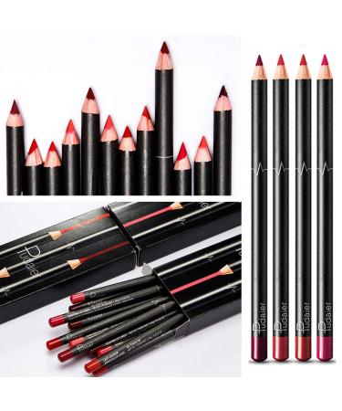 NICEFACE 18 Color Matte Lip Liner Pencil Set - Waterproof & Long Lasting | Professional Lip Liner Pen Makeup Cosmetic - 18pcs/set - Buy Online on GoSupps.com