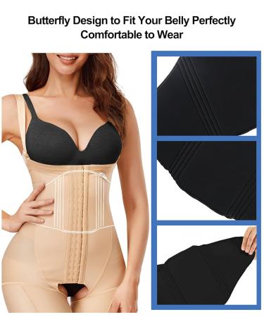 Bafully Abdominal Compression Board Foam Pad for Belly Flattening Liposuction Tuck Liposuction Recovery Zwart One size Zwart One size - Buy Online on GoSupps.com