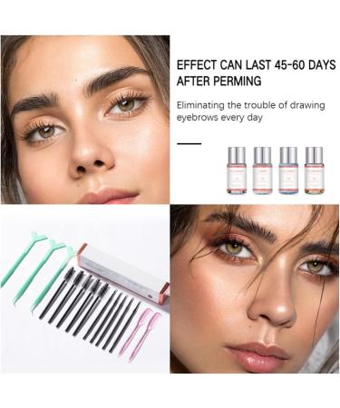 FantasyDay Brow Lamination Kit DIY Eyebrow Lamination Kit Professional Eye Brow Perm Kit Brown - Buy Online on GoSupps.com