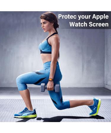 Uyiton 8Pack Apple Watch Series 8/7 Screen Protector 45mm - Military-Grade TPU Film for Scratch & Fingerprint Protection - Bubble-Free, High Touch Screen Clarity - Buy Online on GoSupps.com
