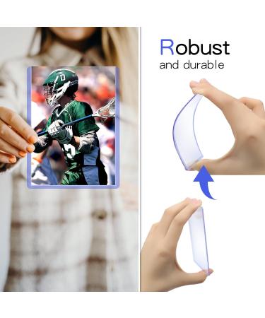 120 Pack 3x4 Inch Top Loaders - Hard Plastic Card Protectors for Baseball, Game, Trading, Sports Cards - Buy Online on GoSupps.com