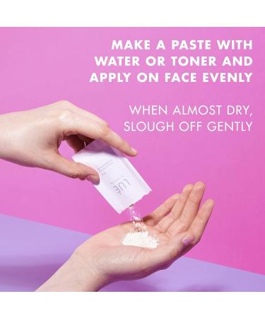 ERASE Cleansing Powder - Gentle Exfoliator with Organic Oat Flour for Skin Renewal & Irritation Relief | 10 Single-Use Sachets - Buy Online on GoSupps.com
