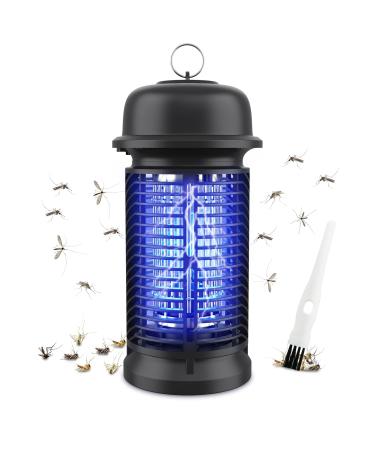 Bug Zapper Outdoor, Electric Mosquito Zapper 20W High Powered, Fly Zapper Waterproof, for Indoors, Home, Patio, Garden M20A Black