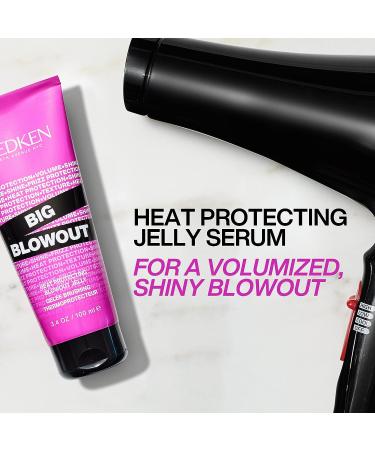 Redken Big Blowout Heat Protection Jelly Serum 3.4 fl. oz. | Volume for Fine Hair | Blowdry Gel | All Hair Types - Buy Online on GoSupps.com