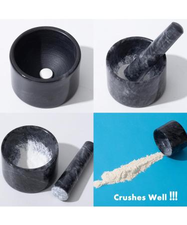 Mini Marble Pill Crusher & Grinder for Fine Powder - Ideal for Arthritic Hands - International Shipping Available - Buy Online on GoSupps.com