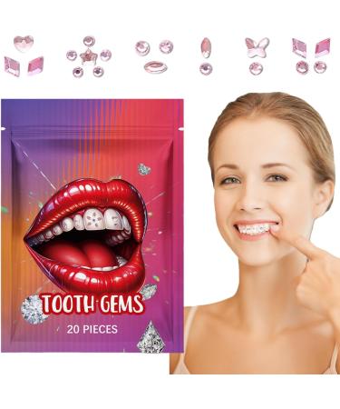 Crystal Stickers for Teeth - Gemstone Rhinestone Stickers for Teeth - Multifunctional Teeth Supplies Decorative Daily Teeth Decor for Shopping Dating - Buy Online on GoSupps.com