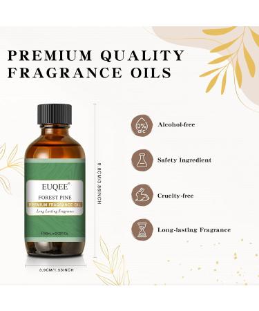 EUQEE Forest Pine Fragrance Oil 60ml - Premium Grade Aromatherapy Essential Oil for Diffusers and DIY Candle Making - Buy Online on GoSupps.com