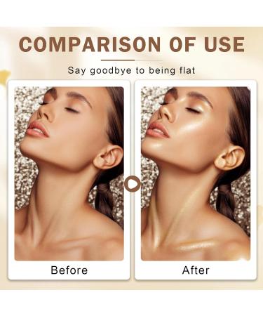 Body Shimmer Oil & Glitter - Waterproof Bronzer Glow Lotion | Moisturizing Highlighter | 103g Glistening Bronze for Radiant Skin - Buy Online on GoSupps.com