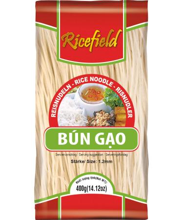 Ricefield rice noodles vermicelli 1.2 mm Bun Gao (1 x 400 g) 1 400 g (1 pack)