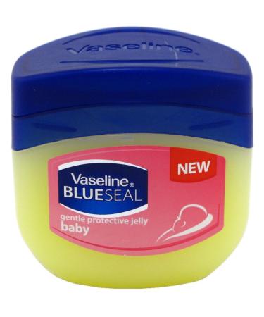 Vaseline Petroleum Jelly Blue Seal Baby - 3.4 oz (12 Pack) - Moisturizing Skin Care for Babies | International Shipping - Buy Online on GoSupps.com
