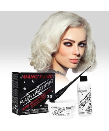 MANIC PANIC Flash Lightning Hair Bleach Kit - 30 Vol - Vegan & Cruelty-Free - Buy Online on GoSupps.com