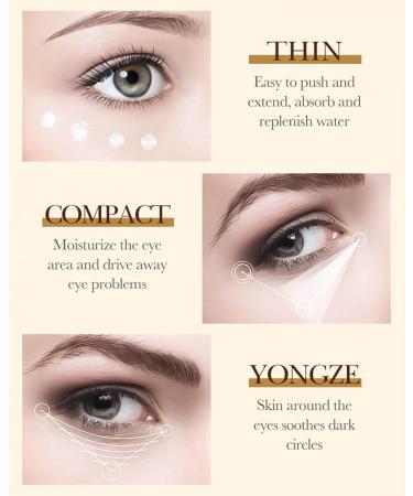 Caviar Tight Tricolor Eye Cream Caviar Eye Cream Reduces Fine Lines & Dark Circles & Puffiness Moisturising Firming Anti-Aging Anti-Wrinkle Eye Cream Skincare - Buy Online on GoSupps.com