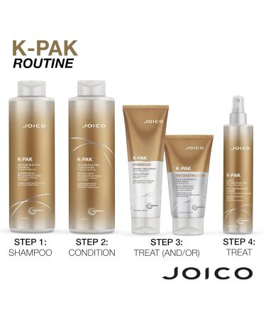 Joico K-PAK Daily Reconstructing Shampoo 33.8oz | Repair & Strengthen Damaged Hair | Boost Shine with Keratin & Guajava Extract | International Shipping Available - Buy Online on GoSupps.com