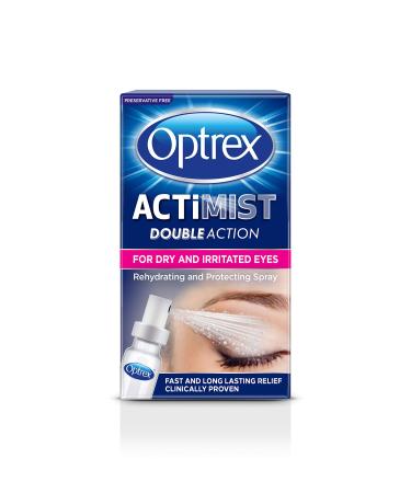 Optrex ActiMist 2in1 Eye Spray for Dry + Irritated Eyes 0.34oz (10ml)