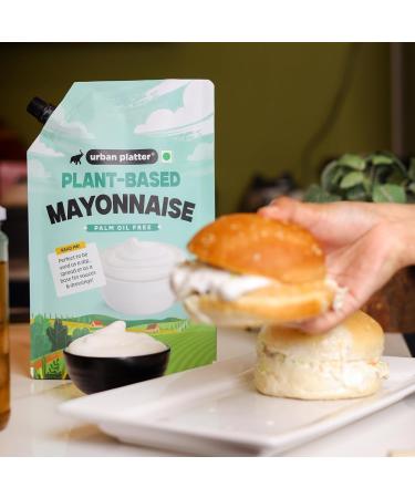  Urban Platter Urban Platter Premium Vegan Mayonnaise 1kg Dairy Free Mayonnaise Palm Oil Free Trans Fat Free HoReCa  - Buy Online on GoSupps.com