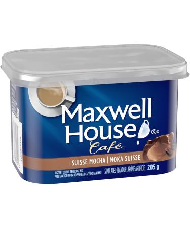 Maxwell House Suisse Mocha Flavoured Instant Coffee 205g (Pack of 8) 8 count (Pack of 1) Mocha Instant Coffee - Buy Online on GoSupps.com