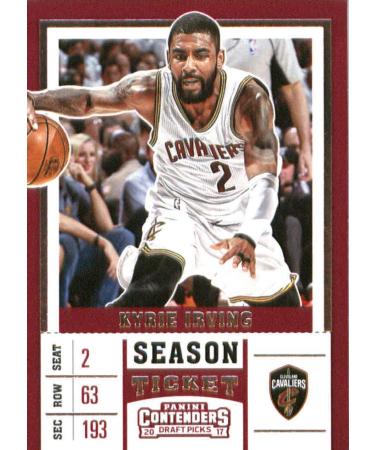 2017-18 Panini Contenders Drafts Picks Season Ticket Variation #34 Kyrie Irving Cleveland Cavaliers