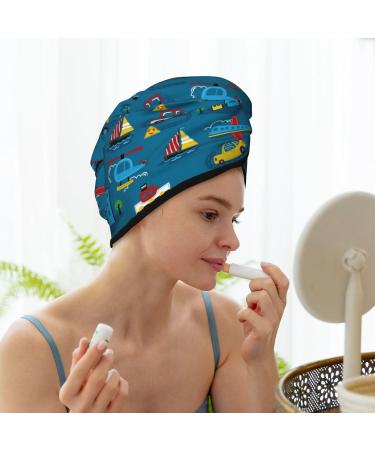 Super Absorbent Microfiber Hair Towel Wrap for Women - Quick Dry Coral Velvet Cap for Long Curly & Thick Hair - Buy Online on GoSupps.com